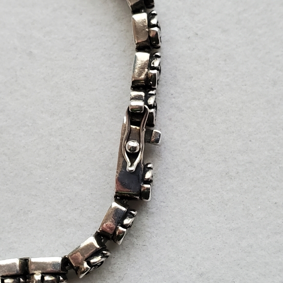 PZ Sterling Rose Link Bracelet - Picture 11 of 16